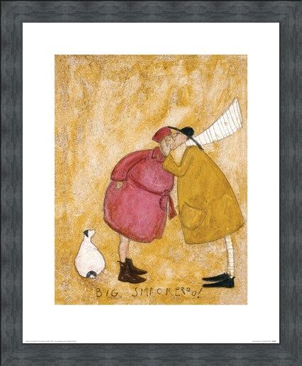Framed Framed Big Smackeroo! - Sam Toft