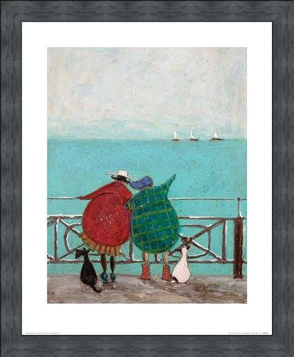 Framed Framed We Saw Three Ships Come Sailing By - Sam Toft