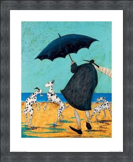 Framed Framed On Jack's Beach - Sam Toft