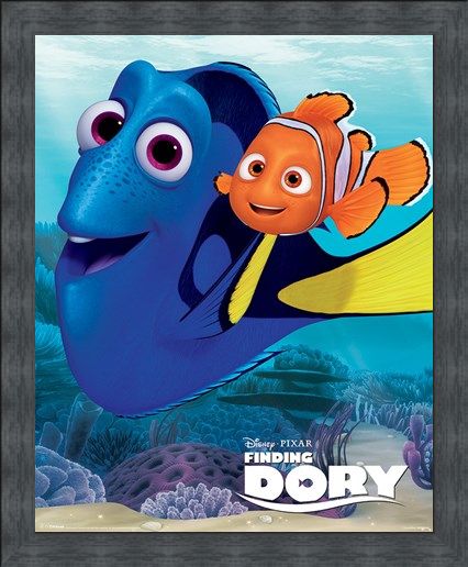 Framed Framed Dory And Nemo - Finding Dory