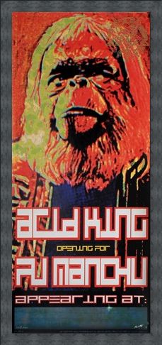 Framed Framed Acid King / Fu Manchu - Frank Kozik