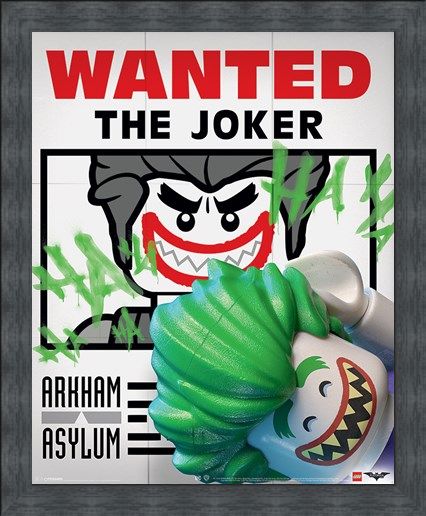Framed Framed Wanted The Joker - Lego Batman