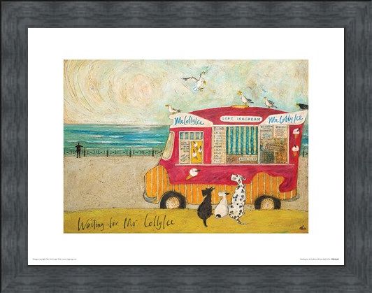 Framed Framed Waiting for Mr Lollyice - Sam Toft