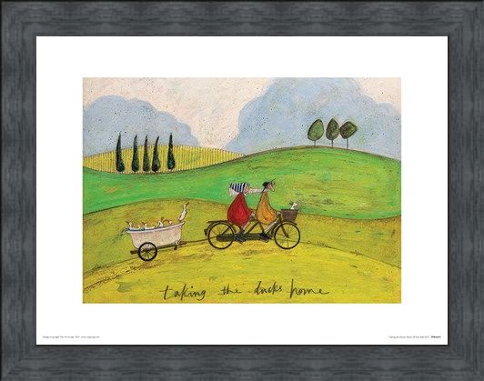 Framed Framed Taking the Ducks Home - Sam Toft