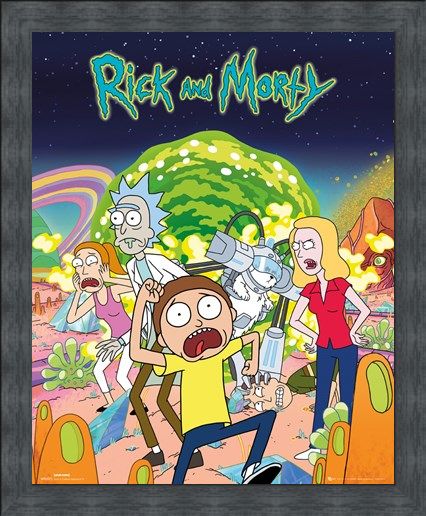 Framed Framed Group - Rick and Morty