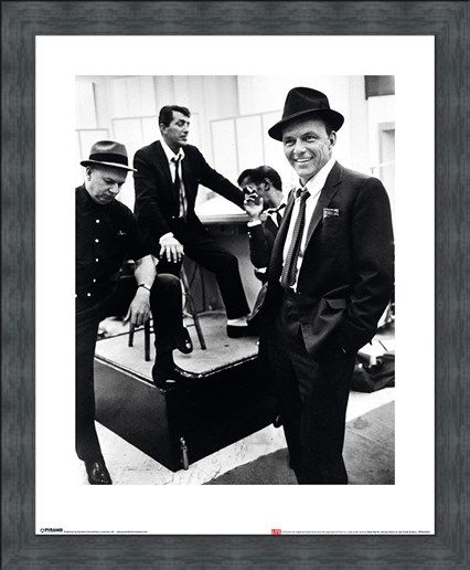 Framed Framed Dean Martin, Sammy Davis Jr. and Frank Sinatra - Time Life