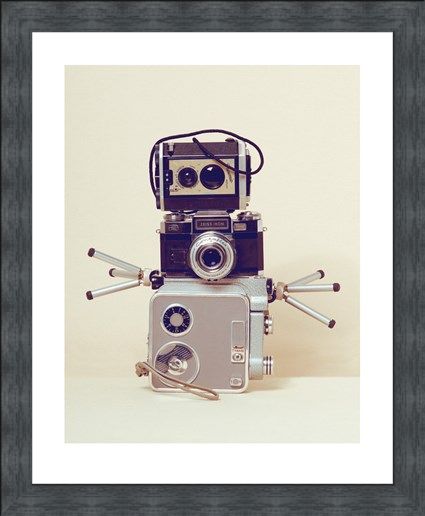 Framed Framed Robot Hands - Ian Winstanley