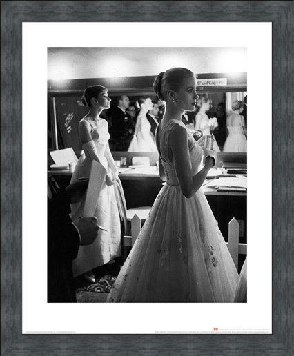 Framed Framed Audrey Hepburn & Grace Kelly - Time Life