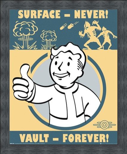 Framed Framed Vault Forever - Fallout