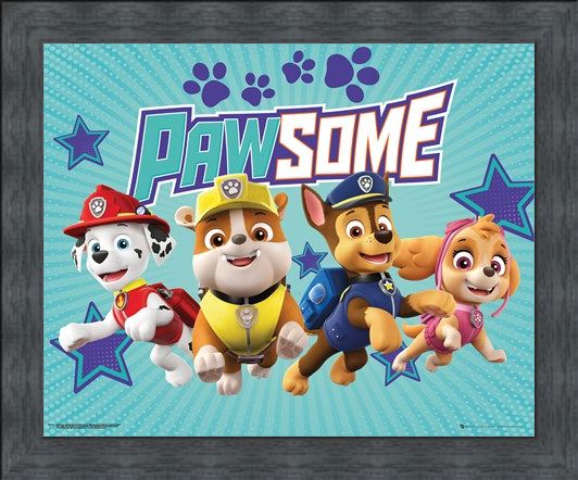 Framed Framed Pawsome - Paw Patrol