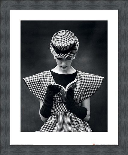 Framed Framed Wide Shoulder Fashion 1959 - Time Life