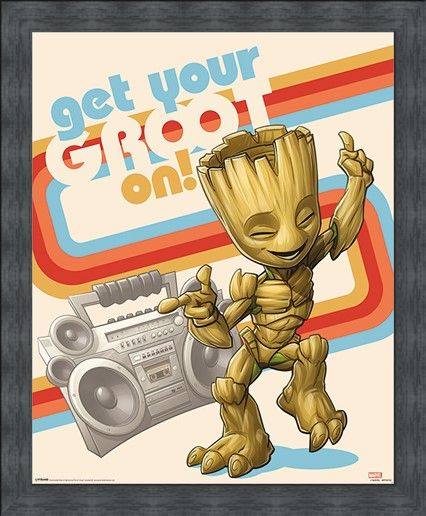 Framed Framed Get Your Groot On - Guardians of the Galaxy Vol. 2