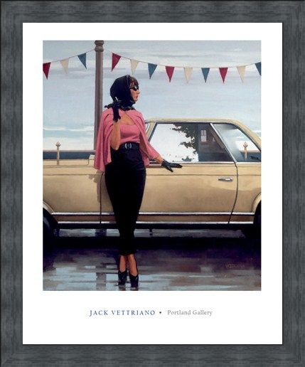 Framed Framed Suddenly One Summer - Jack Vettriano