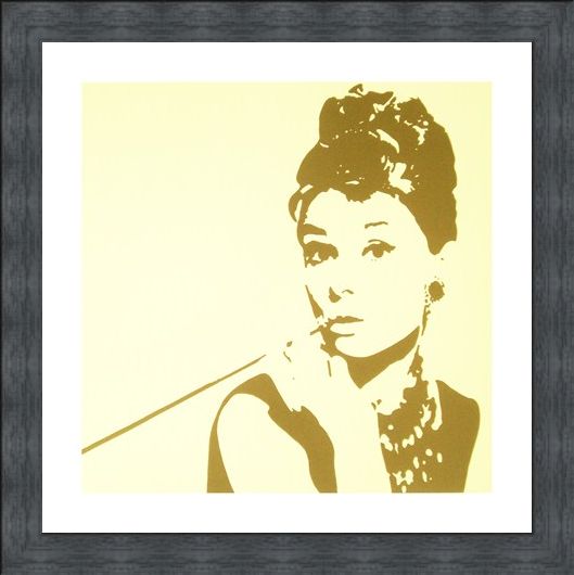 Framed Framed Audrey Hepburn - Phil Handsley