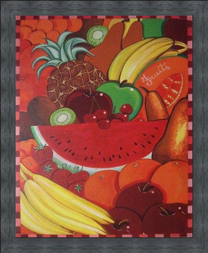 Framed Framed Fruit - G Servello