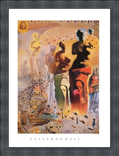 Framed Framed The Hallucinogenic Toreador - Salvador Dali