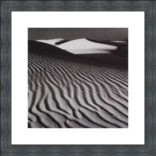 Framed Framed White Dune - Nicholas Pavloff