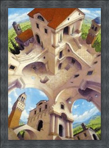 Framed Framed Temple of Possibilities - Impossible
