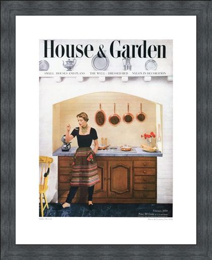 Framed Framed House and Garden, February 1950 - Herbert Matter