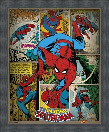 Framed Framed Comic Book Crusader - The Amazing Spider-Man