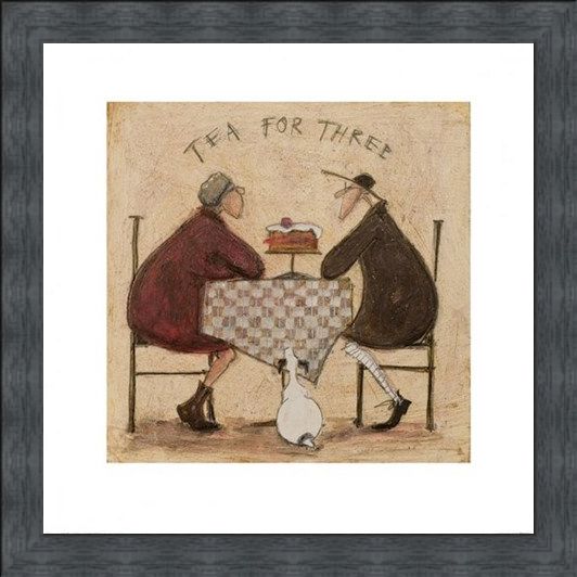 Framed Framed Tea for Three - Sam Toft