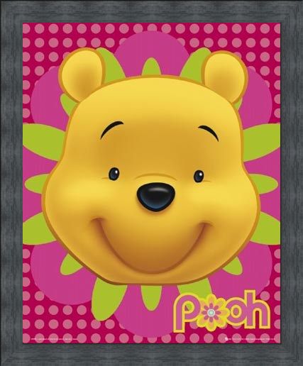 Framed Framed Happy Hunny Bear - Winnie the Pooh