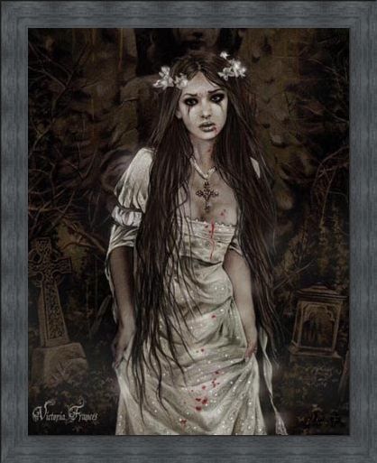 Framed Framed Anatheme The Vampire - Victoria Frances