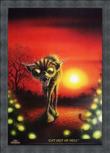 Framed Framed Cat Out of Hell - Danny Flynn