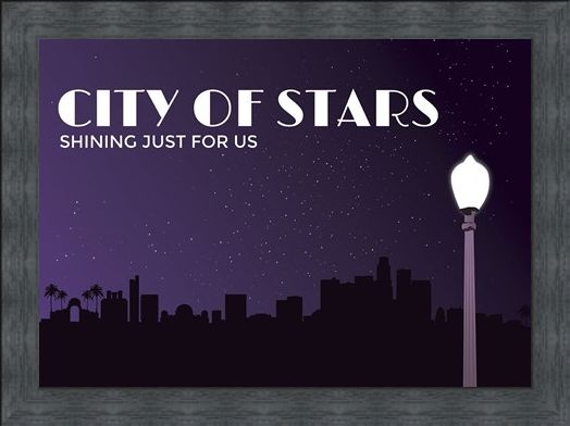 Framed Framed Shining Just For Us - City of Stars