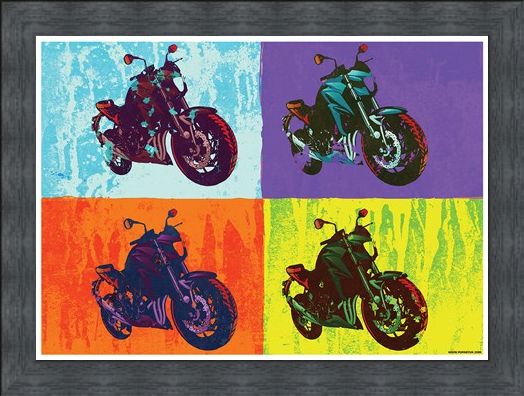Framed Framed Sixties Chopper - Multicolour Motorcycles