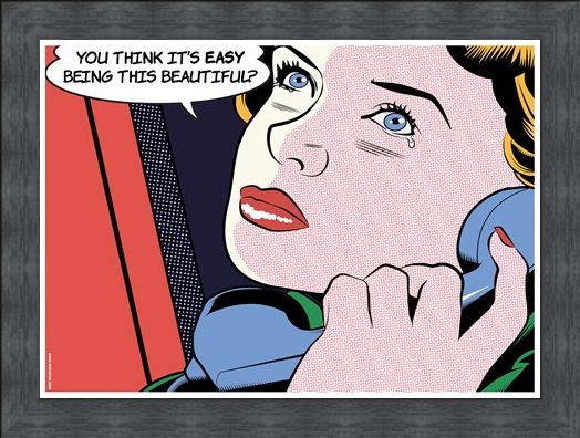 Framed Framed The Eternal Question - Pondering Pop Art
