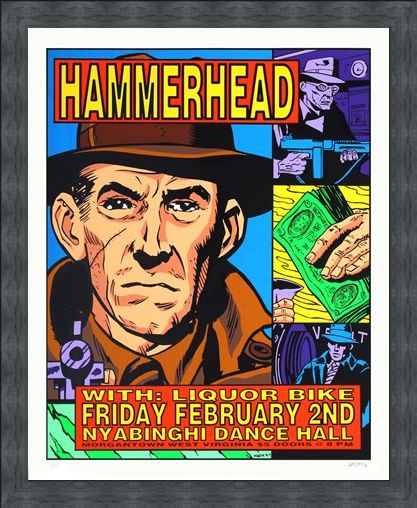Framed Framed Hammerhead - Frank Kozik