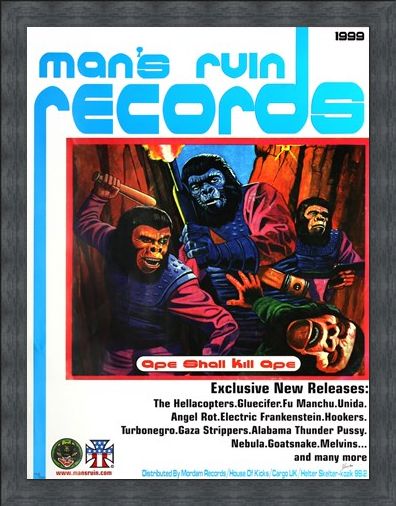 Framed Framed Ape Shall Kill Ape - Frank Kozik