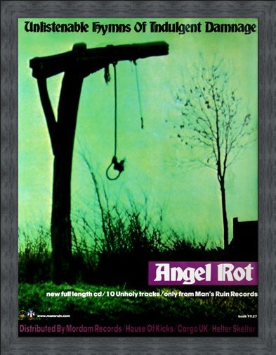 Framed Framed Unlistenable Hymns of Indulgent Damage - Angel Rot - Frank Kozik