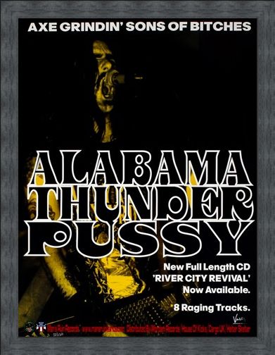 Framed Framed Alabama Thunderpussy - Frank Kozik