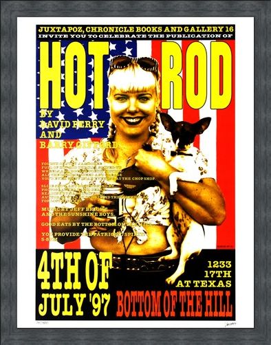 Framed Framed Hot Rod - Frank Kozik