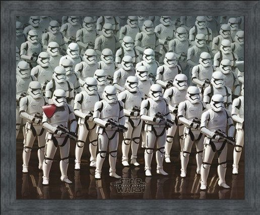 Framed Framed Stormtrooper Elite Army - Star Wars Episode VII