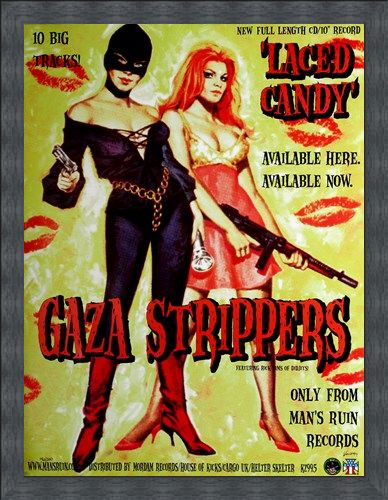 Framed Framed Gaza Strippers - Frank Kozik