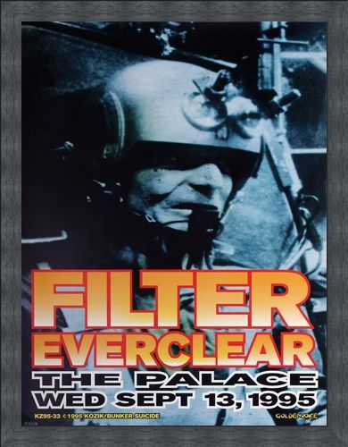 Framed Framed Filter supported by Everclear - Frank Kozik