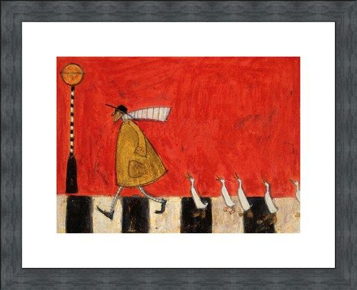 Framed Framed Crossing with Ducks - Sam Toft