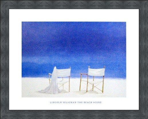 Framed Framed The Beach Scene - Lincoln Seligman