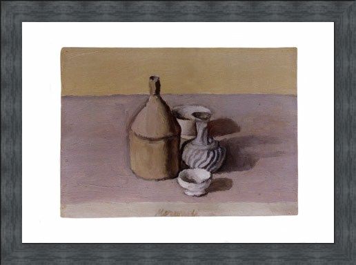 Framed Framed Flagon - Giorgio Morandi