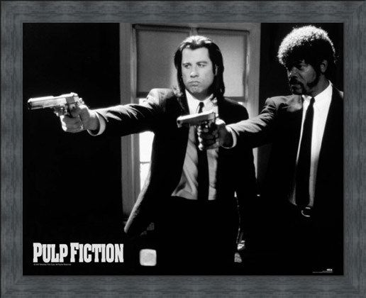 Framed Framed Vincent and Jules - Pulp Fiction