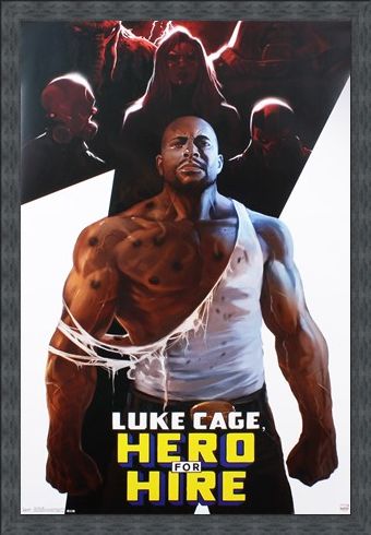 Framed Framed Hero For Hire - Luke Cage