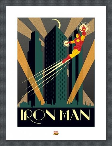 Framed Framed Iron Man - Marvel Deco