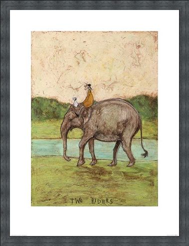 Framed Framed Two Riders - Sam Toft