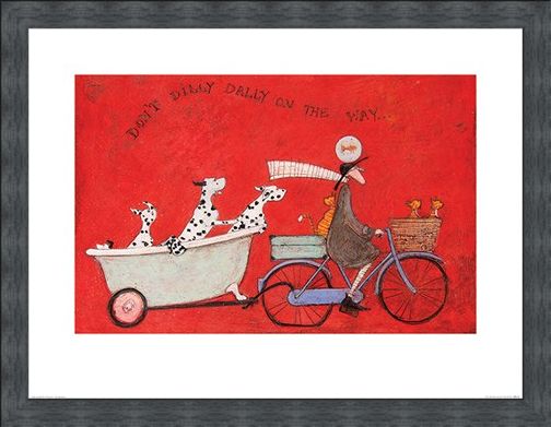 Framed Framed Don't Dilly Dally on the Way - Sam Toft