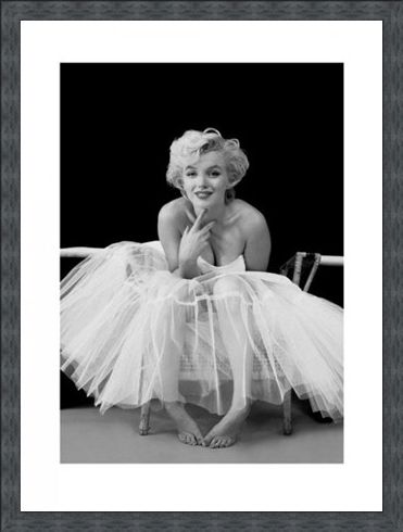 Framed Framed Marilyn Monroe; Ballerina - Milton H Greene