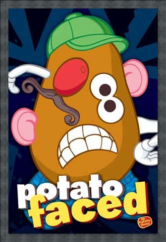 Framed Framed Potato Faced - Mr Potato Head