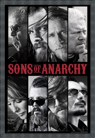 Framed Framed Sons of Anarchy Collage - TV Show